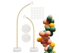 Balloon Arch Stand, Wedding Decoration Frame, 8.43x59.06in Adjustable Photography Backdrop Holder, Bendable Floor Design, Reusable Authentic Material for Party, Holiday