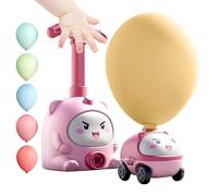Balloon Car Toy - Air Powered Educational Launcher Set, DIY Air Powered Balloon Vehicle STEM Educational Toy for Kids, Fun Balloons Launcher Racing Car for Boys Girls Home School Classroom Learning