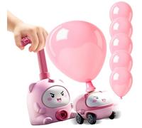 Balloon Car Toy, STEM Learning Kit, 8.66x4.72x3.94 Inch Racing Vehicle, Air Powered Model, Interactive Science Set, Educational Plaything for Home, Indoor, School, Living Room, Bedroom, and Study Use