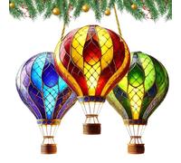 Balloon Decor, Acrylic Ornament, Waterproof Design, Hanging Holiday Accent, Christmas Display Piece, Decoration 5.63x7.87 Inches for Farmhouses, Yard Garden Trees, Party Supplies, Teens Room