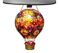 Balloon Decoration, 2D Solar Hot Air Balloon Outdoor, 7,87 x 5,91 pollici, resistente sbiadimento, design resistente alle intemperie, leggero Powered, ornamento da giardino per decorazione