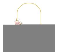 Balloon Garland Frame Arch - Struttura in metallo dorato, supporto decorativo per matrimonio | Base per telaio porta pieghevole per la configurazione della cabina fotografica, cornice di sfondo