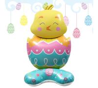 Balloons For Easter - Cute Self-Standing Aluminium Foil, Easter Decor Chick Bunny Balloons, Giant 3D Standing Bunny Balloon Self-Supporting, Festive Birthdays Home Decor Spring