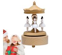 Ballotta Musicale Ballerina - Box Musicale retrò con figurina da Ballerina Rotante e Melodia Classica, ricordo Decorativo | Scatola Musicale Senza per Bambini, Adolescenti, Adulti e Don