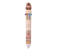 Ballpoint Pens - Gel Pens | Multicolore Ballpoint Pen | 10 Colors Ballpoint Gel Pens, Cartoon Capybara Stationery School Supplies, Fine Point Writing Pen For Kids Adults, Writing Pens - Stationery