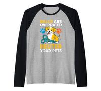 Balls Are Overrated Neuter Your Pets Veterinario - Maglia con Maniche Raglan