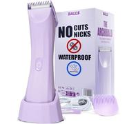 BALLS™ The Archibald Intimate Trimmer - Wet/Dry Groomer, rasoio bikini - corpo, ascelle, pubblico, taglio dei peli di tutto il corpo, malva