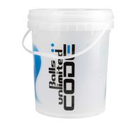 Cestino per palline da tennis Balls Unlimited Code Blue Bucket (without balls) - Bianco