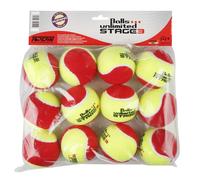 Palline da tennis junior Balls Unlimited Stage 3 12B