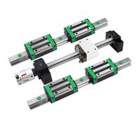 Ballscrew Kit sfu1605 sfu1204 1000mm 1200mm +linear Rails HGR20 Square Guide +HGH20CA HGW20CC Carriages Blocks For Cnc Machine(SFU1610 HGW20CC,1500mm)