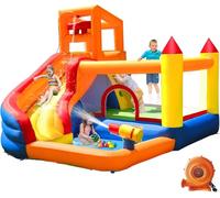 Ballsea Castello gonfiabile con soffiatore, per bambini da 3 a 10 anni, Castello gonfiabile per bambini per uso interno ed esterno