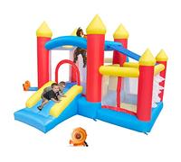 Ballsea Castello gonfiabile per bambini con ventilatore. Adatto per bambini da 3 a 8 anni, castello gonfiabile per interni bambini 312 × 272 × 200 cm