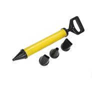 BALLSHOP Pistola per fughe per malta, pompa per malta a mano, con accessori, siringa per malta fai da te, pompa per malta a mano, siringa per fughe con 4 ugelli