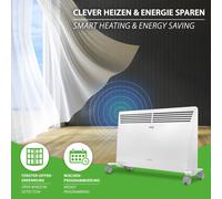 Ballu Heat Max Radiatore Convettore 1,5kW Bianco Digitale Timer 2 Livelli