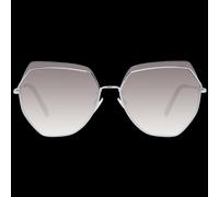 Bally BY0076-D 6116B Women's Sunglasses - Silver Frame, Gradient Lenses