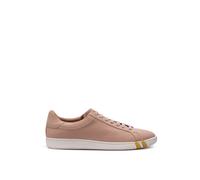 Bally - Sneakers in pelle martellata Rosa Bally. Allacciatura frontale con lacci tono su tono- tag in cuoio con logo cucito sulla linguetta- suola esterna in gomma con logo inciso sul retro- due inser