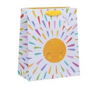 Ballyhoo Grande sacchetto regalo con scritta "Happy Birthday", 31,5 x 26 x 13,5 cm, multicolore