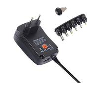 Ballylelly Alimentatore universale da 30 W AC/DC 3V / 4.5V / 6V / 7.5V / 9V / 12V 1.5A regolabile
