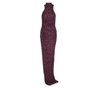 Balmain - Abito lungo senza maniche con paillettes - - Dresses - Donna - Viola - 2XS