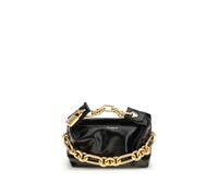 Balmain Black Calf Leather Bos Taurus Shoulder Bag