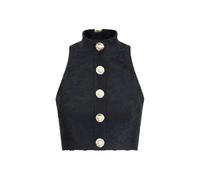 Balmain Black Viscose Top - IT38 | S