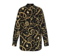 Balmain - Camicia di seta con stampa - - Blouses & Shirts - Donna - Nero - L