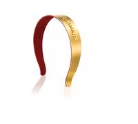 Balmain - Fascia per Capelli Dorata con Logo in Rilievo - - Accessories - Donna - Giallo - ONE SIZE