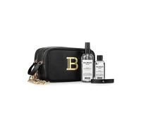 Balmain Hair Couture Toiletry Bag Black Gold Donna