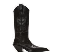 Balmain - Stivali Dan in pelle patchwork - - Shoes - Uomo - Nero - 44 EU