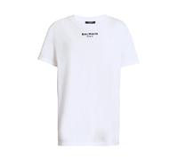 Balmain - T-shirt in Seta e Nylon - - Tops - Donna - Bianco - M
