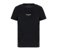 Balmain - T-shirt "Paris" Ricamato - - Tops - Donna - Nero - XS