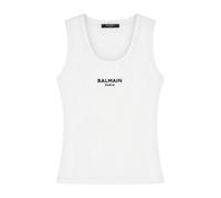 Balmain - Top Ricamato - - Tops - Donna - Bianco - M