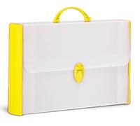 BALMAR 2000 Valigetta B-Case 'HARDOX' in POLIONDA Neutro 28x43x8,5 con DORSI RIGIDI - 254/R