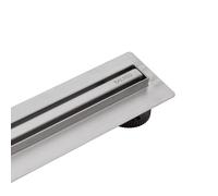 BALNEO Canalina per Doccia, Canaletta di Scarico da 90cm, Acciaio Inossidabile, Pannello Stretto da 14mm, Set Completo, Basso 57mm, Scarico per Doccia Sottile e Basso Proline