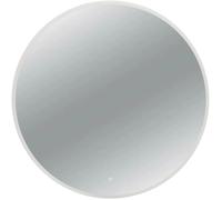 Balneo Moon specchio 60x60 cm rotonda con illuminazione con tappetino riscaldante bianco L0101020401-1