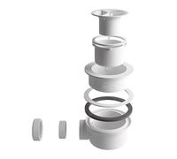 BALNEO Sifone per Piatto Doccia, Piatto Doccia, Materiale ABS, Facile da Pulire, Altezza 87mm, per Scarico Doccia, Piatto in Pietra. Adatto per i Piatti Doccia BALNEO Stone Tray