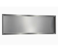 Balneo WALL-BOX NO BORDO Doccia per Nicchia a Parete in Acciaio Inox 90x30x7cm Nicchia per Doccia Impermeabile, Installazione Flessibile in Nicchia, Nicchia per Utensili da Bagno, Sotto Le Piastrelle