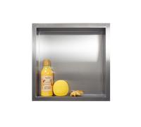 Balneo Wall-Box One Inox mensola per nicchia 30 cm acciaio OB-IN2