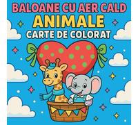 Baloane cu aer cald Animale - Carte de colorat