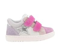 BALOCCHI Lemon Scarpa Bambina Rosa in Pelle e Tessuto con Chiusura a Strappo 22