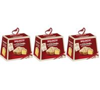 Balocco La Colomba Senza Canditi, Dolce Pasquale Tradizionale, 100g (3 Pezzi)