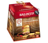 Balocco Panettone Gastronomico Base per Farciture Salate, Senza Canditi e Uvetta 800g (2023) con Portachiavi CAIYA®