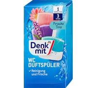 Balsamatore per WC profumato Fresh Trio, 3 pezzi - Marchio DM Germania - Compatibile con Denkmit - WC Duftspüler Frische Trio, 3 St