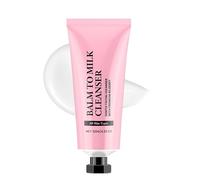 Bálsamo a limpiador de leche, limpiador facial 2 en 1, gel de limpieza instantáneo acuoso, limpia efectivamente la piel del maquillaje y las impurezas, hidratantes e hidratantes (1PC)
