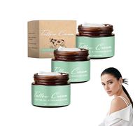 Balsamo al sego di manzo montato con incenso e olio di ricino - Crema idratante al sego biologico di manzo allevato ad erba per viso e corpo, crema idratante multiuso per pelli sensibili (3 scatole)