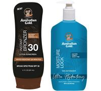 Balsamo Australian Gold con abbronzante SPF30 + Moisture Lock 473 ml