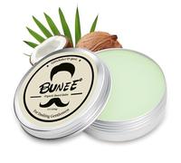 Balsamo Barba Uomo 60g, Idratata e rinfrescante con la crema barba, Rafforza e ammorbidisce la i baffi, Una fragranza con note di Eau de Cologne e sandalo(Giallo)