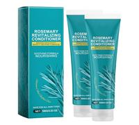 Balsamo biologico per la cura dei capelli al rosmarino con olio di jojoba, più volume e un cuoio capelluto sano, balsamo per capelli senza siliconi e solfati (2 pezzi)