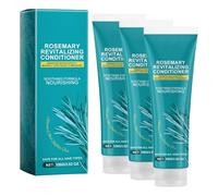 Balsamo biologico per la cura dei capelli al rosmarino con olio di jojoba, più volume e un cuoio capelluto sano, balsamo per capelli senza siliconi e solfati (3 pezzi)