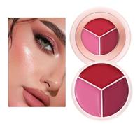 Balsamo Blush Per Le Guance | Fard Per Il Viso Impermeabile E A Lunga Durata - Palette Di Crema Per Labbra E Guance | Per Appuntamenti Viaggio Sera Vacanza Festa